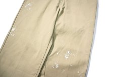 画像4: Used Dickies 874 Painted Work Pants Khaki (4)