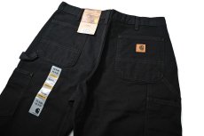 画像5: 16' Deadstock Carhartt Duck Carpenter Pants Black カーハート (5)