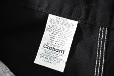 画像7: 09' Deadstock Carhartt Duck Carpenter Pants Black カーハート (7)