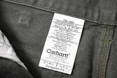 画像7: 06' Deadstock Carhartt Duck Carpenter Pants Moss カーハート (7)