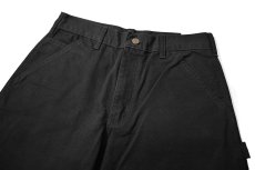 画像3: 09' Deadstock Carhartt Duck Carpenter Pants Black カーハート (3)