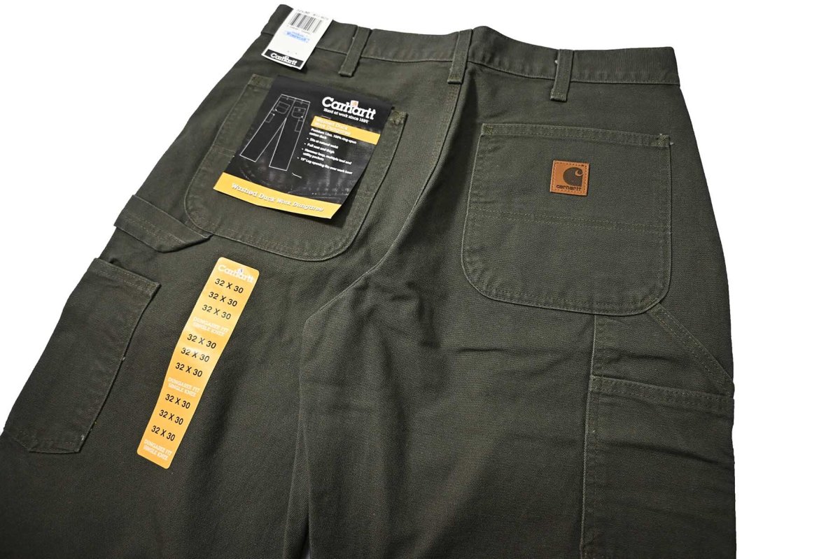 画像5: 06' Deadstock Carhartt Duck Carpenter Pants Moss カーハート (5)