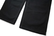 画像4: 16' Deadstock Carhartt Duck Carpenter Pants Black カーハート (4)