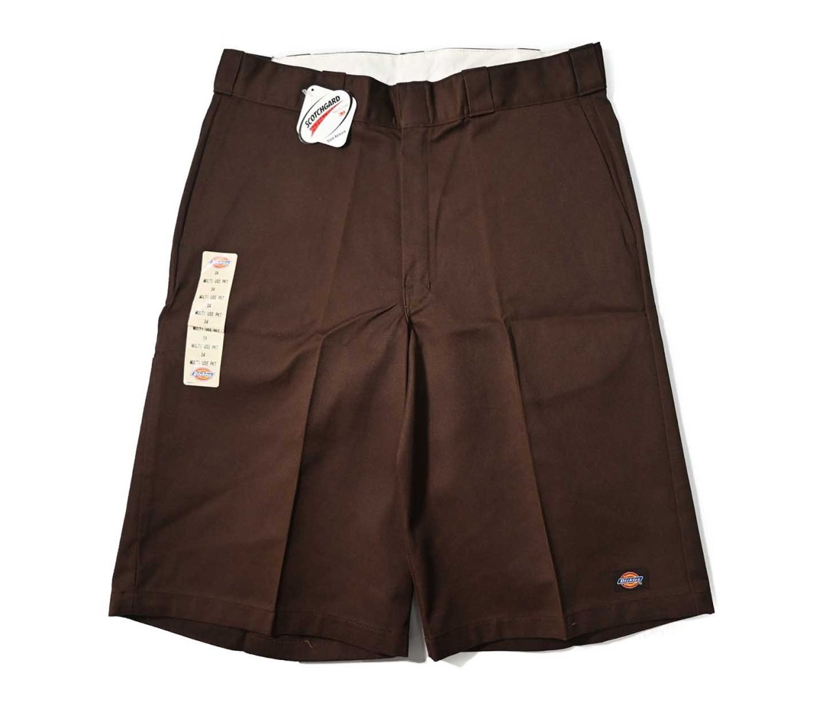 画像1: 00s Deadstock Dickies 42283MH 13Inch Multi-Use Pocket Work Short Mahogany (1)