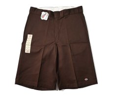 画像1: 00s Deadstock Dickies 42283MH 13Inch Multi-Use Pocket Work Short Mahogany (1)