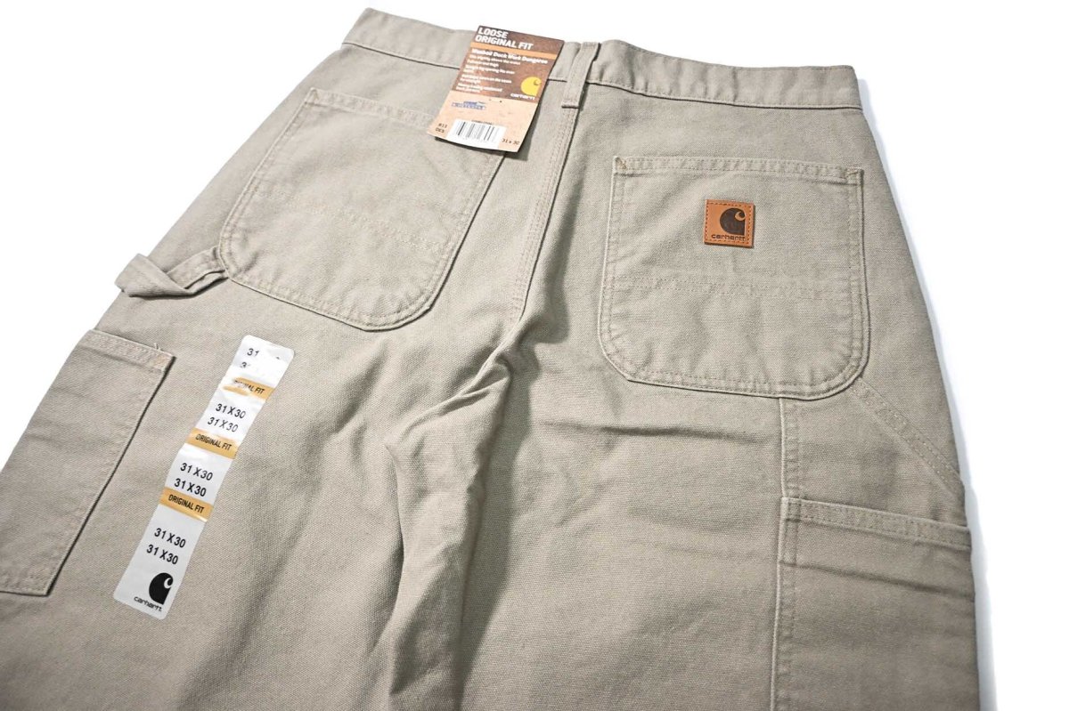 画像5: 17' Deadstock Carhartt Duck Carpenter Pants Desert カーハート (5)