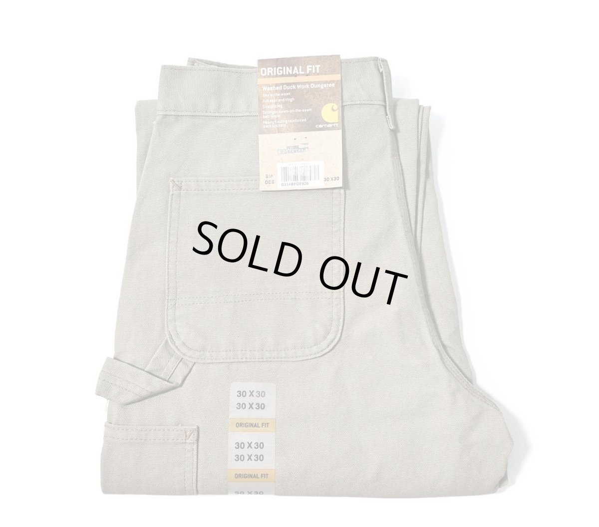 画像1: 16' Deadstock Carhartt Duck Carpenter Pants Desert カーハート (1)