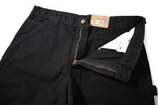 画像6: 16' Deadstock Carhartt Duck Carpenter Pants Black カーハート (6)