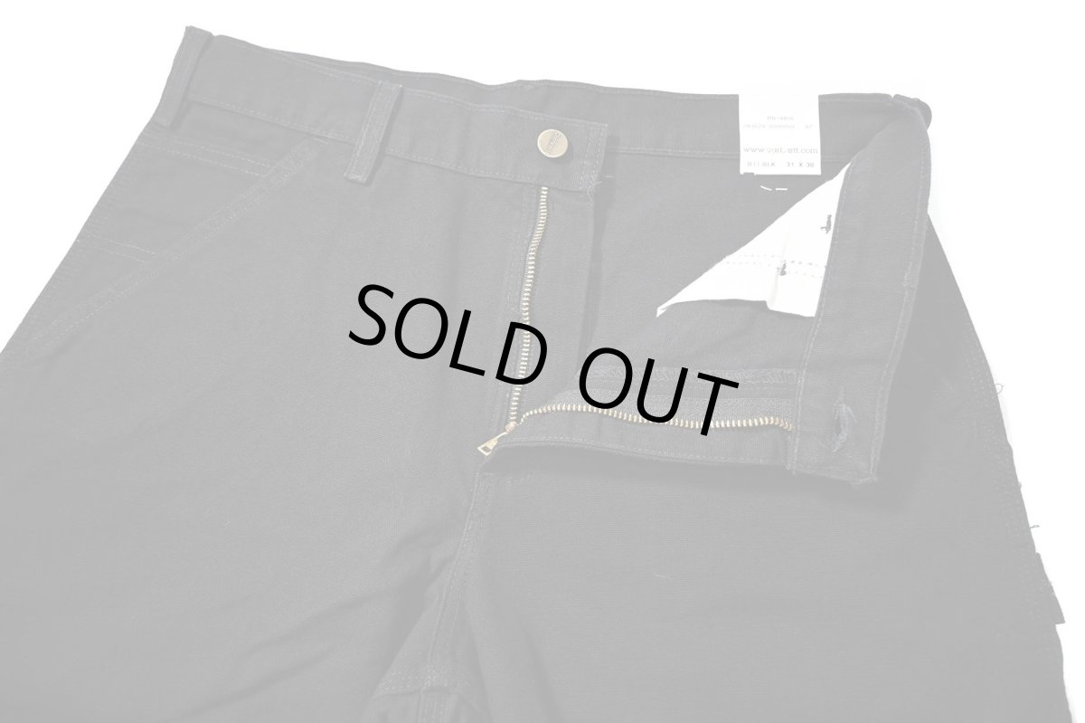 画像6: 05' Deadstock Carhartt Duck Carpenter Pants Black カーハート (6)