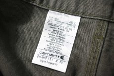 画像7: 17' Deadstock Carhartt Duck Carpenter Pants Moss カーハート (7)