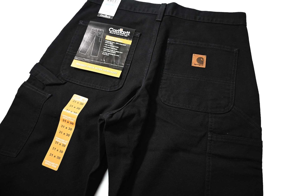 画像5: 05' Deadstock Carhartt Duck Carpenter Pants Black カーハート (5)