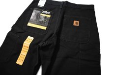 画像5: 05' Deadstock Carhartt Duck Carpenter Pants Black カーハート (5)