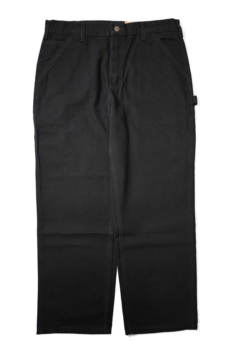 画像2: 16' Deadstock Carhartt Duck Carpenter Pants Black カーハート (2)
