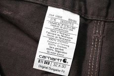 画像7: 16' Deadstock Carhartt Duck Carpenter Pants Dark Brown カーハート (7)