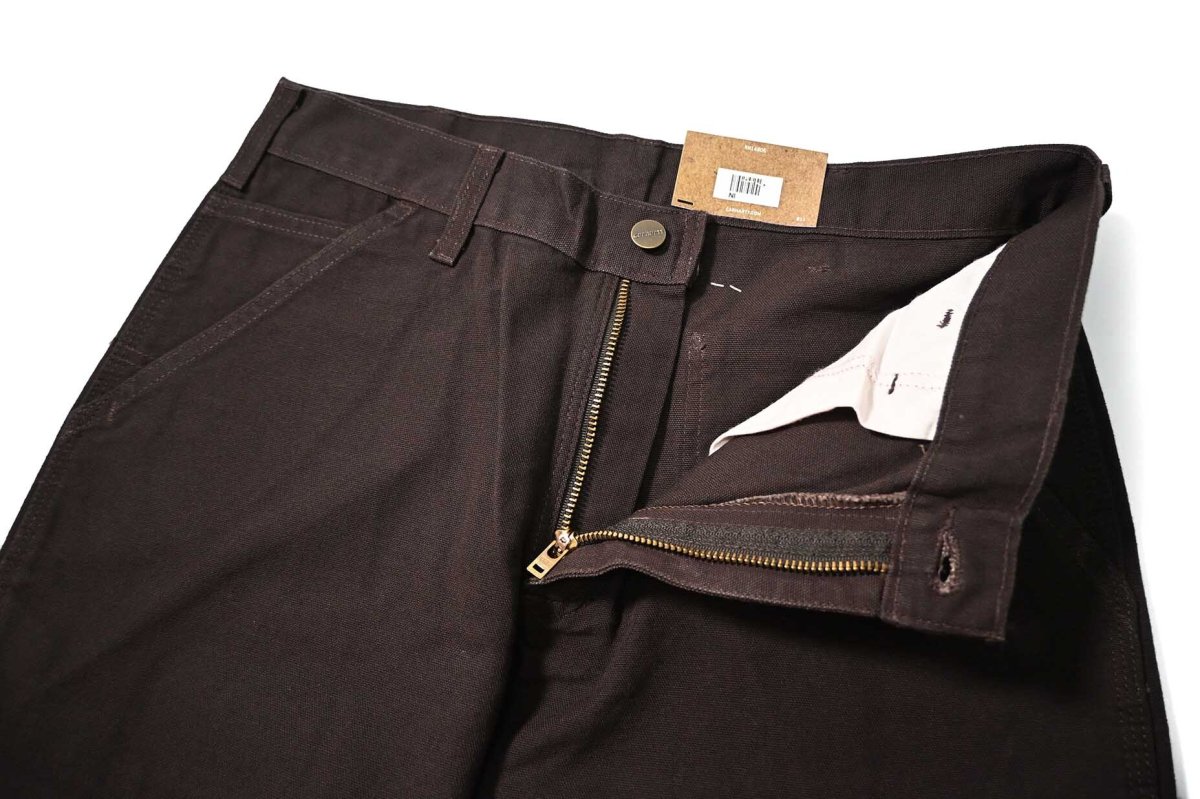 画像6: 16' Deadstock Carhartt Duck Carpenter Pants Dark Brown カーハート (6)