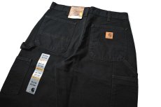 画像5: 16' Deadstock Carhartt Duck Carpenter Pants Black カーハート (5)