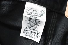 画像7: 16' Deadstock Carhartt Duck Carpenter Pants Black カーハート (7)