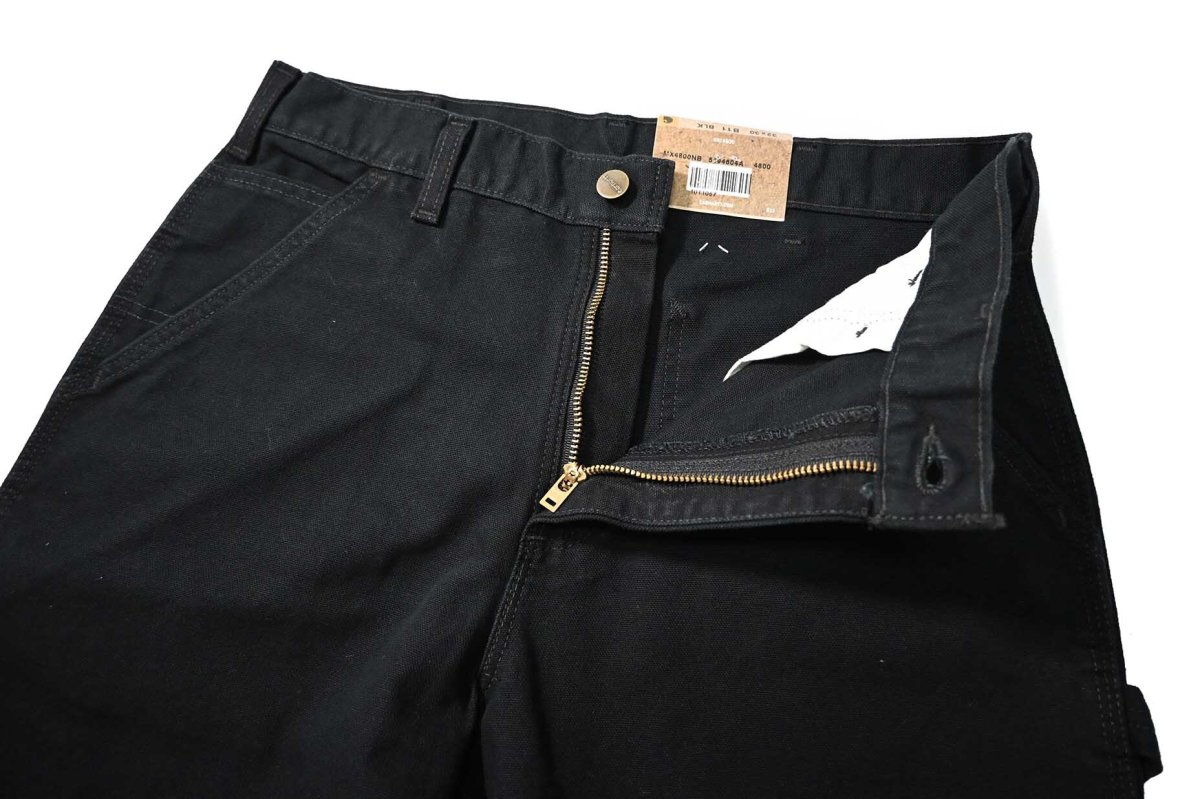 画像6: 16' Deadstock Carhartt Duck Carpenter Pants Black カーハート (6)