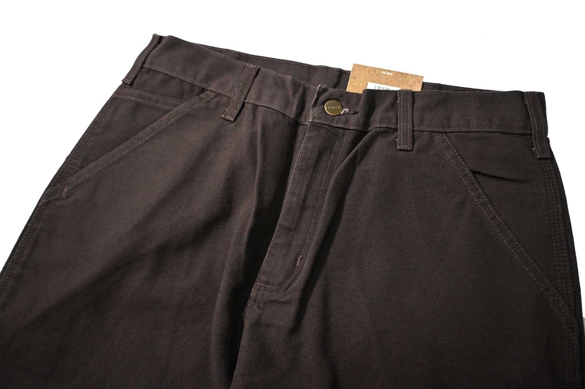 画像3: 16' Deadstock Carhartt Duck Carpenter Pants Dark Brown カーハート (3)