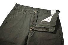 画像6: 06' Deadstock Carhartt Duck Carpenter Pants Moss カーハート (6)