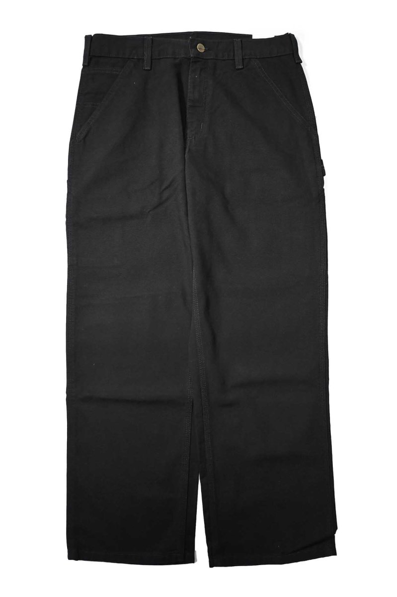 画像2: 05' Deadstock Carhartt Duck Carpenter Pants Black カーハート (2)
