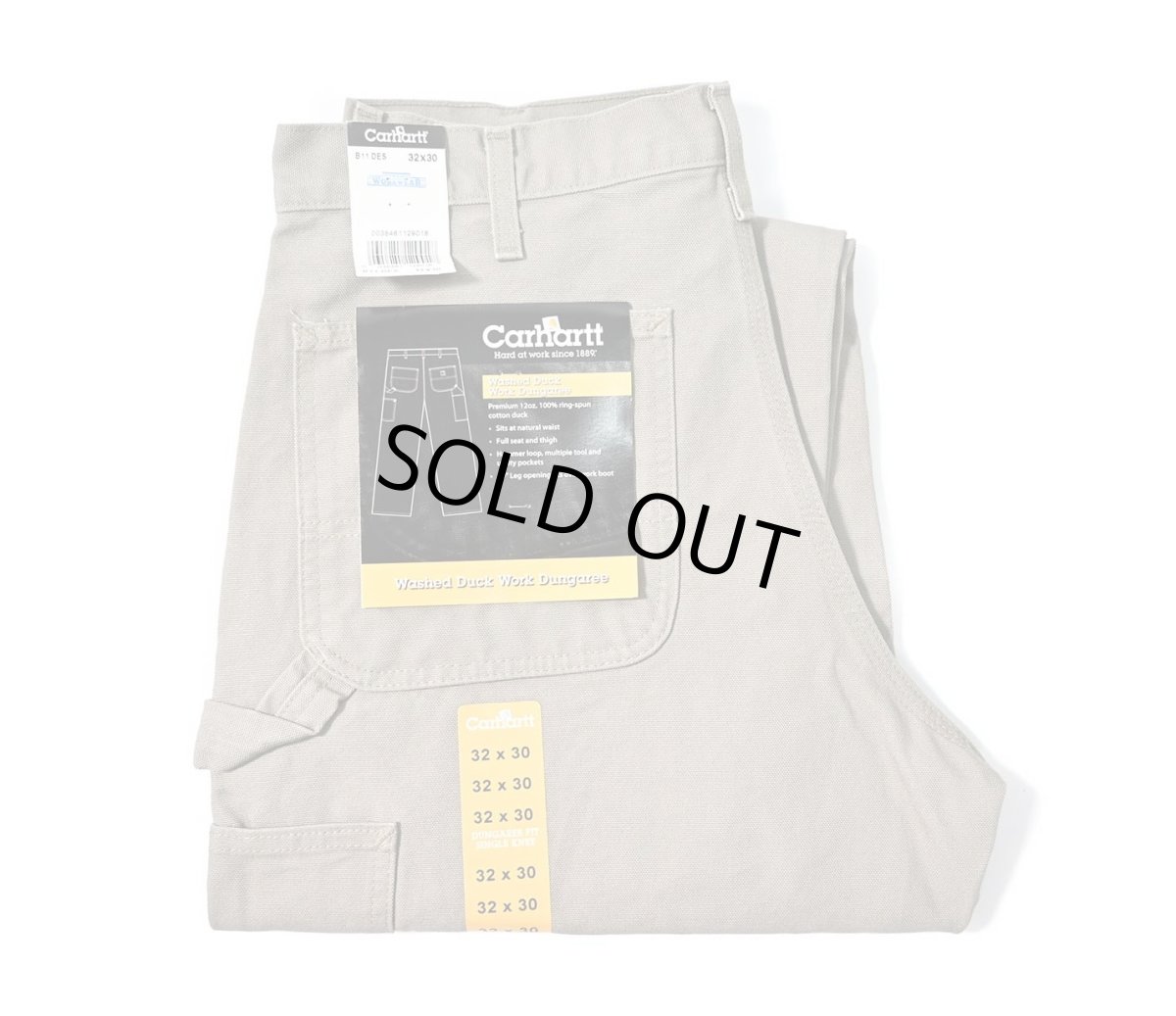 画像1: 07' Deadstock Carhartt Duck Carpenter Pants Desert カーハート (1)