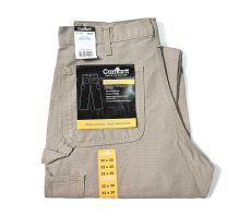 画像1: 07' Deadstock Carhartt Duck Carpenter Pants Desert カーハート (1)