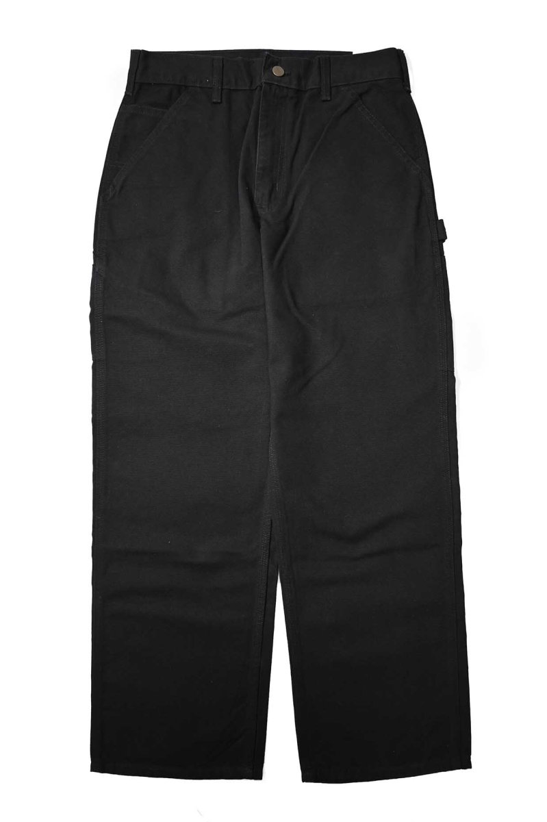 画像2: 09' Deadstock Carhartt Duck Carpenter Pants Black カーハート (2)