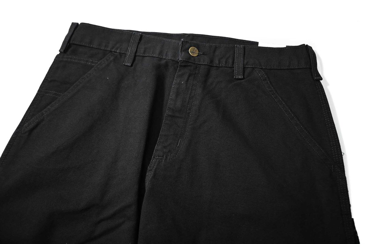 画像3: 05' Deadstock Carhartt Duck Carpenter Pants Black カーハート (3)