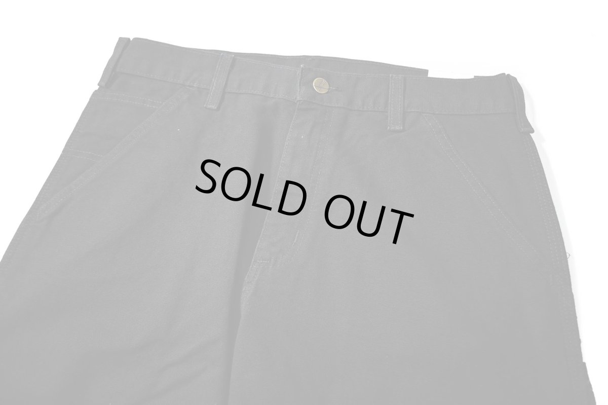 画像3: 05' Deadstock Carhartt Duck Carpenter Pants Black カーハート (3)