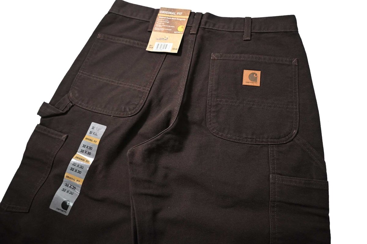 画像5: 16' Deadstock Carhartt Duck Carpenter Pants Dark Brown カーハート (5)