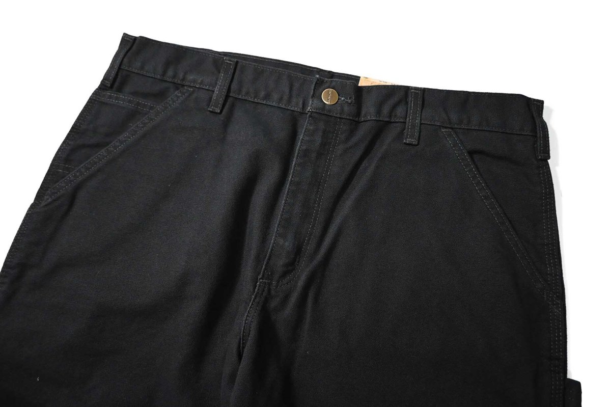 画像3: 16' Deadstock Carhartt Duck Carpenter Pants Black カーハート (3)
