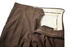 画像5: Used Towncraft Pleated Polyester/Wool Slacks made in USA (5)