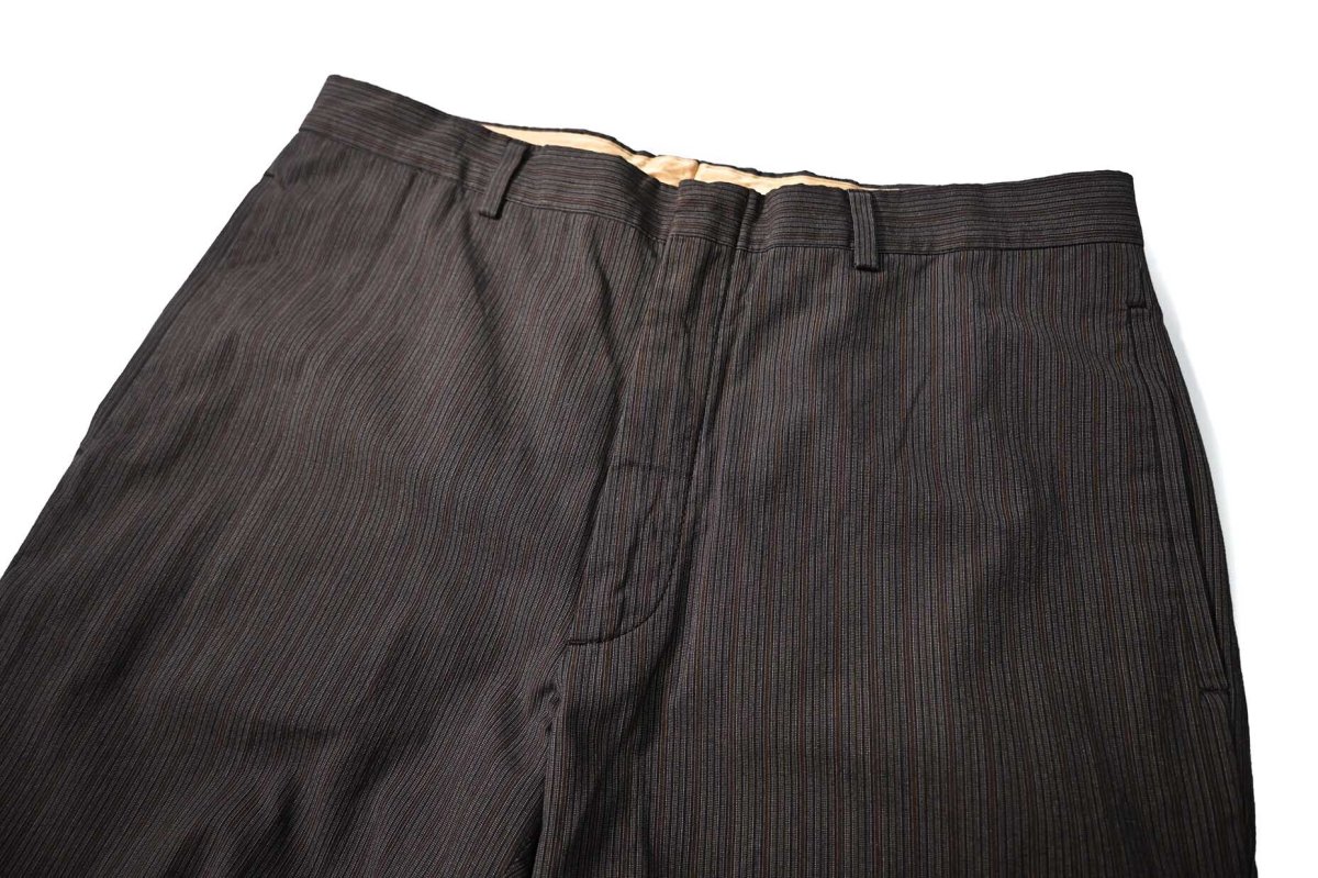 画像2: Used Miu Miu Pleated Cotton/Polyester Slacks made in Italy (2)