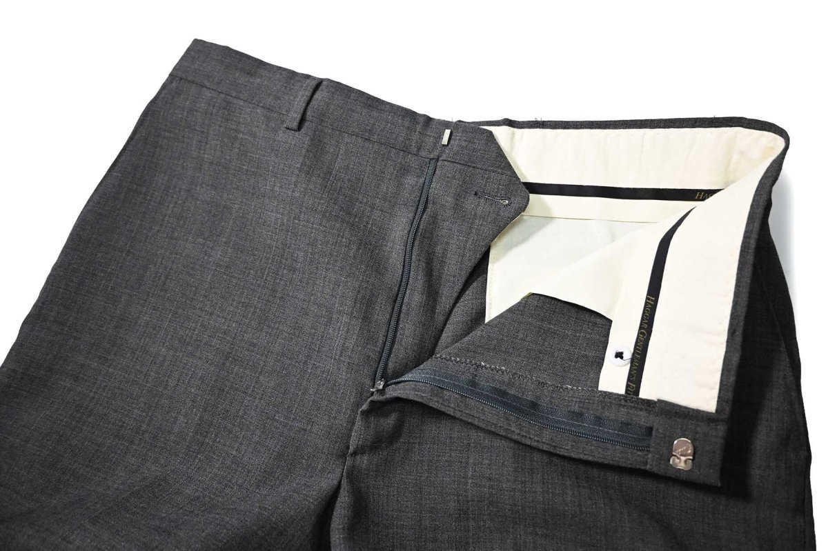 画像5: Used Haggar Pleated Polyester/Wool Slacks made in USA (5)