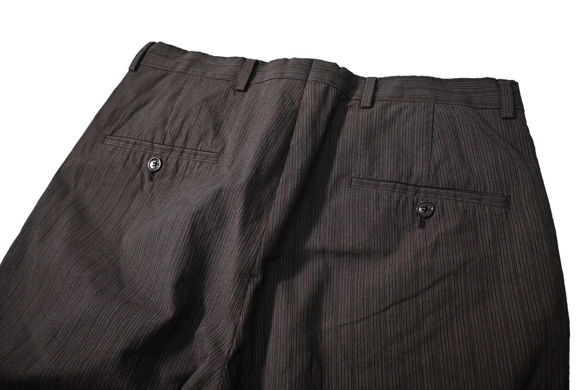 画像4: Used Miu Miu Pleated Cotton/Polyester Slacks made in Italy (4)