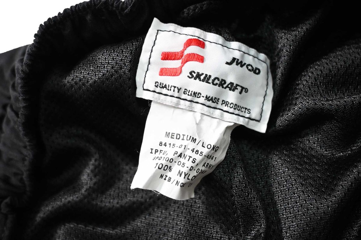 画像6: Used Us Army IPFU Training Pants Black (6)