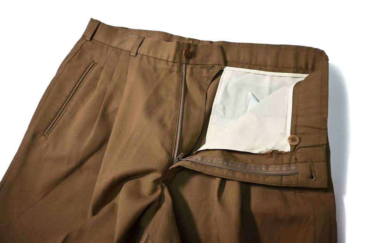 画像5: Used Perry Ellis Portfolio Pleated Polyester/Rayon Slacks (5)