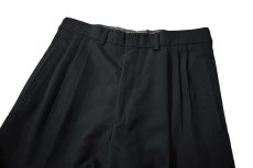 画像2: Used Savane Pleated Polyester/Rayon Slacks (2)