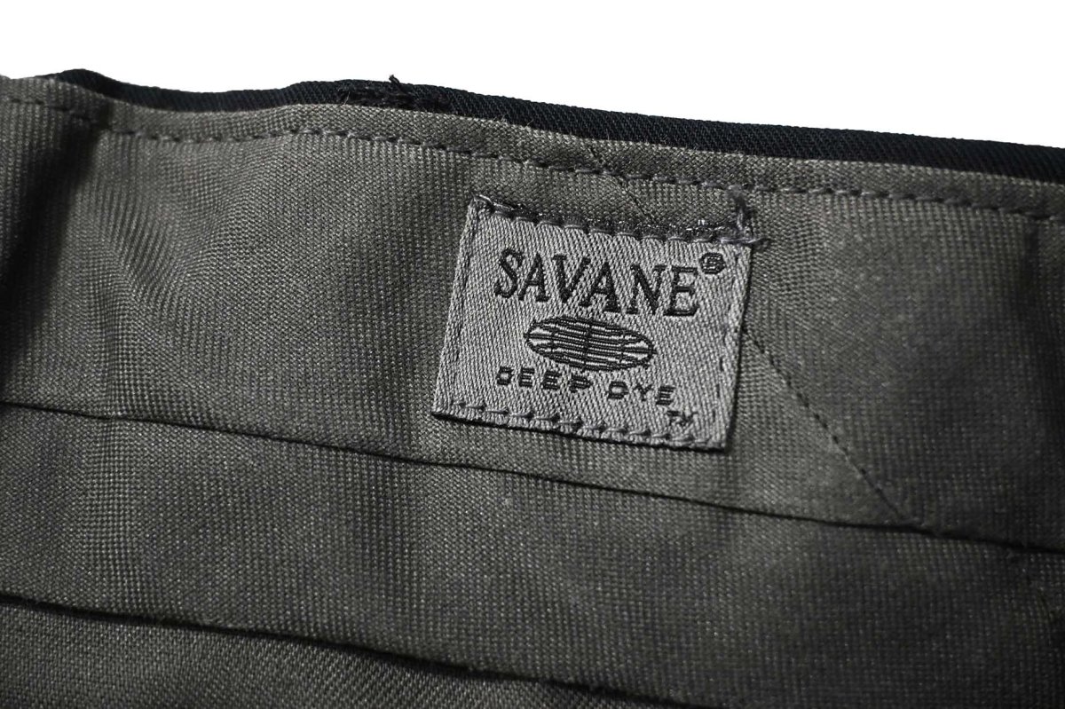 画像6: Used Savane Pleated Polyester/Rayon Slacks (6)