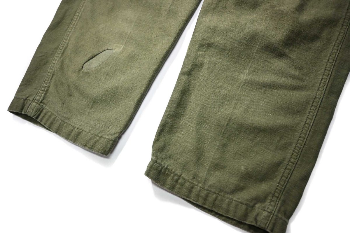 画像3: 70s Used Us Army OG-107 Utility Trouser (3)