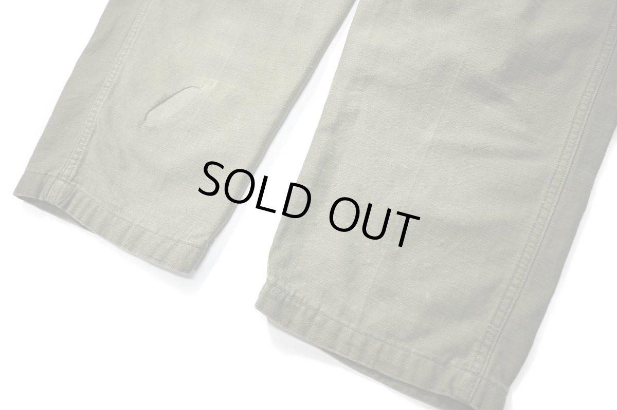 画像3: 70s Used Us Army OG-107 Utility Trouser (3)