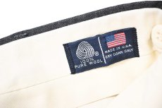画像7: Used The Kensington Collection Pleated Wool Slacks made in USA (7)