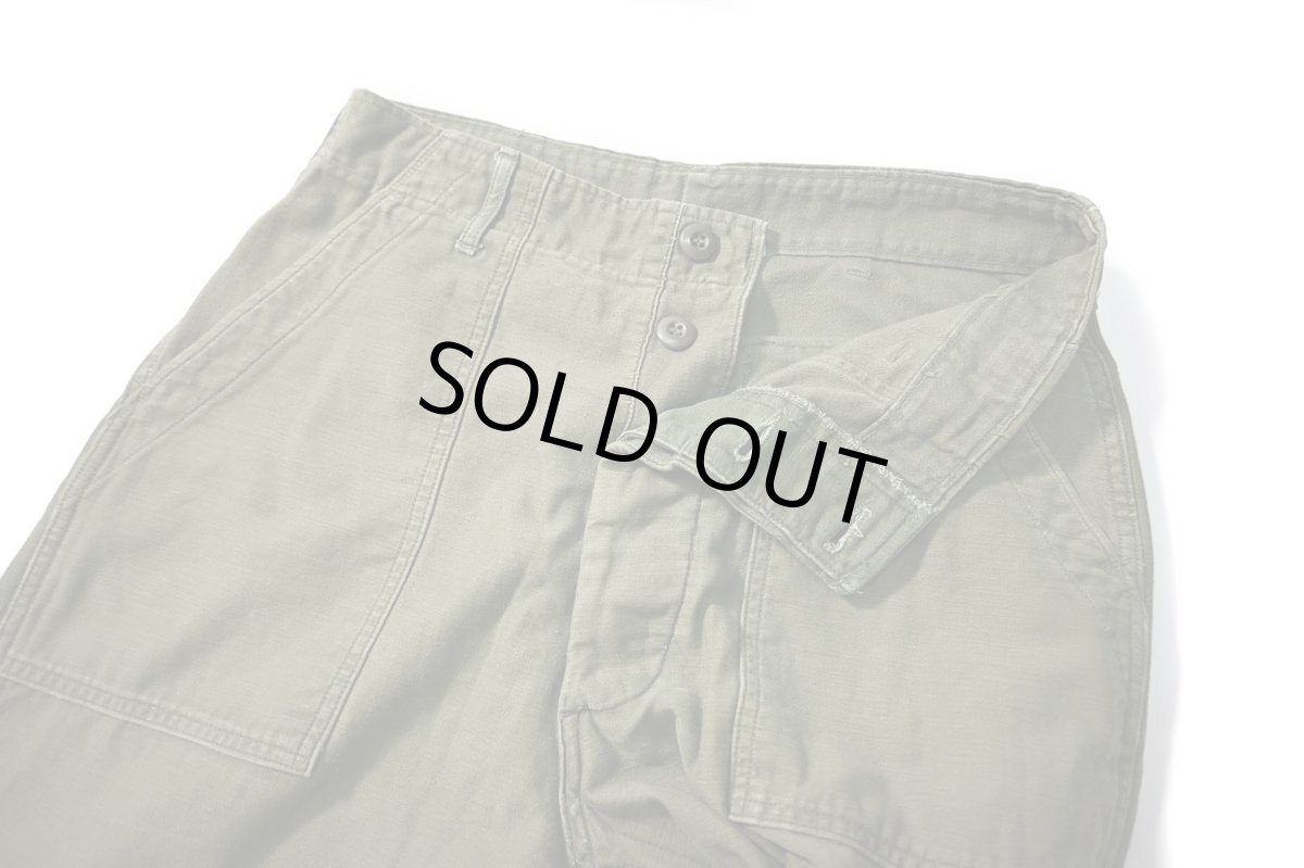 画像5: 70s Used Us Army OG-107 Utility Trouser (5)
