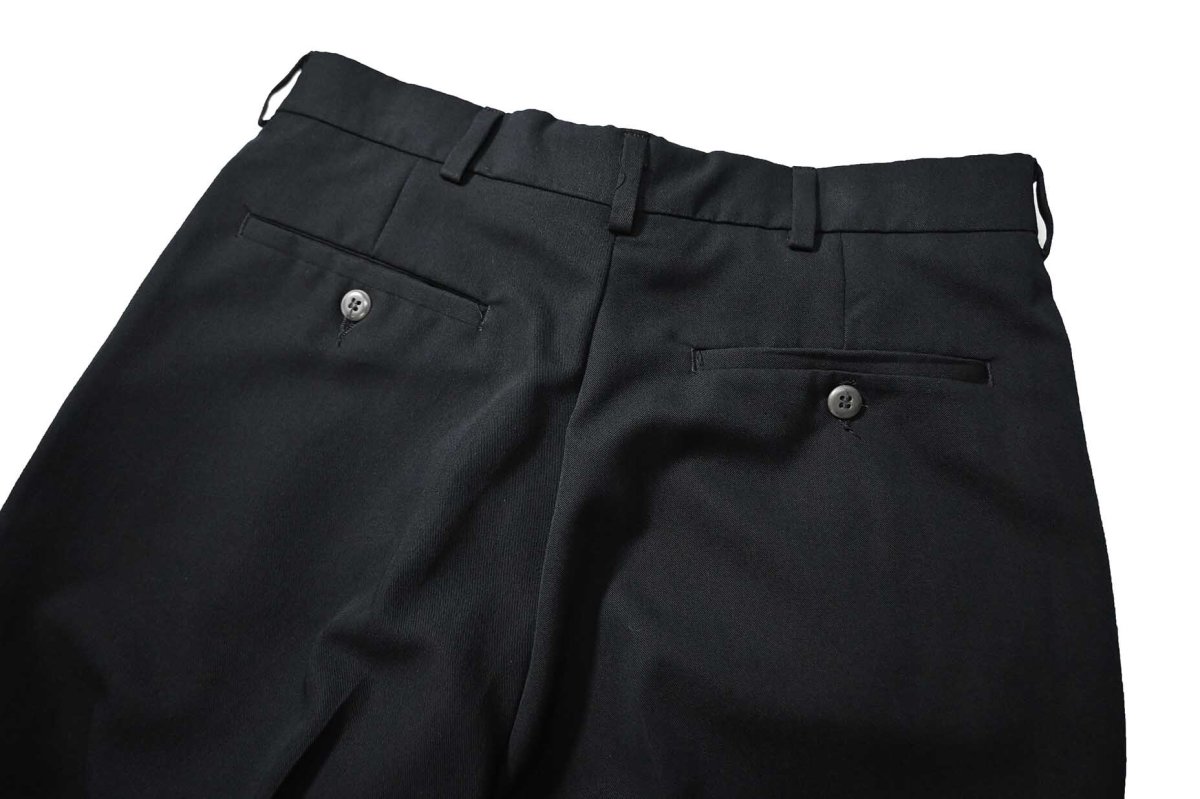 画像4: Used Savane Pleated Polyester/Rayon Slacks (4)
