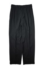 画像1: Used Savane Pleated Polyester/Rayon Slacks (1)