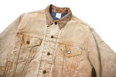 画像3: 80s Used Carhartt Blanket Lined Trucker Jacket made in USA (3)