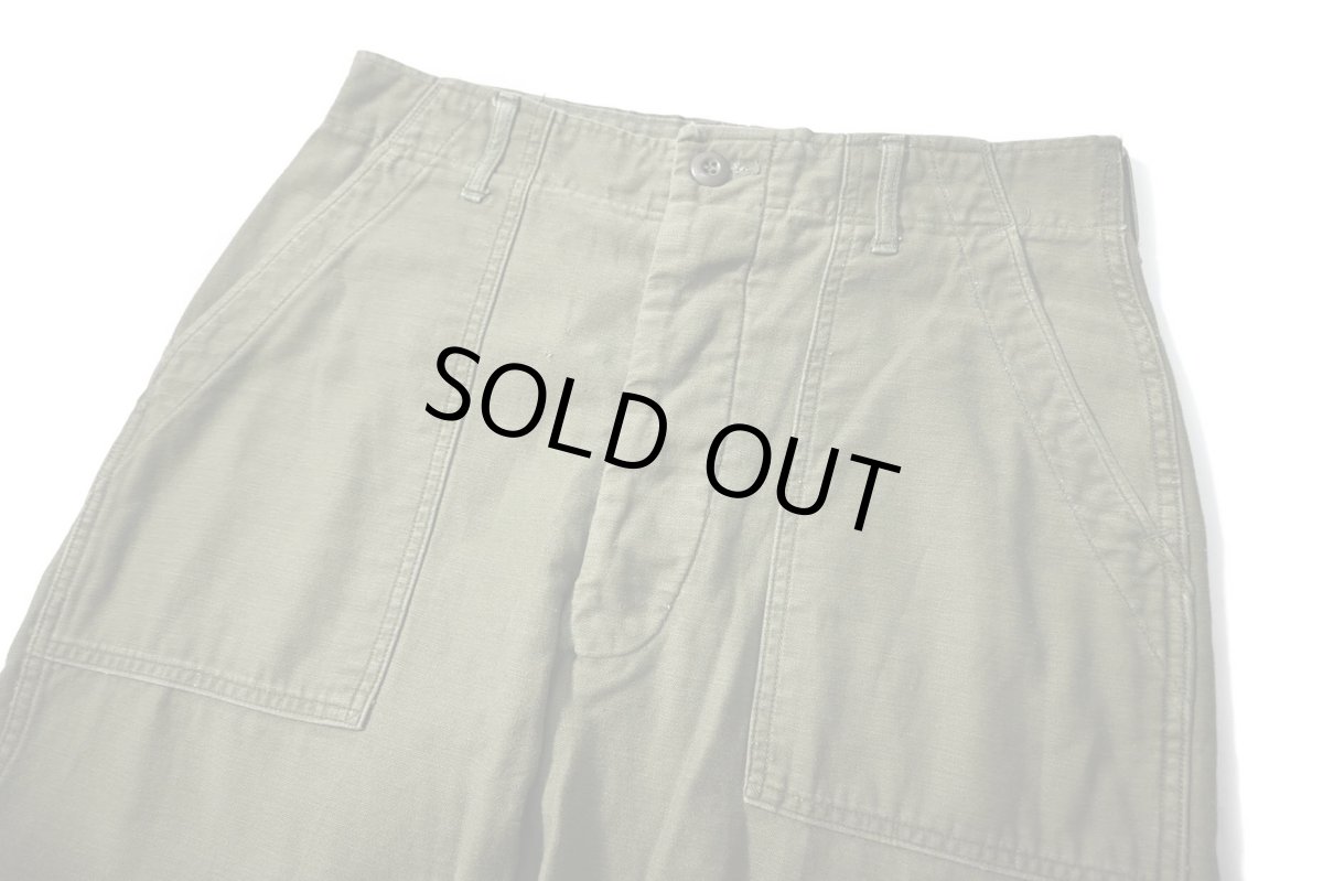 画像2: 70s Used Us Army OG-107 Utility Trouser (2)