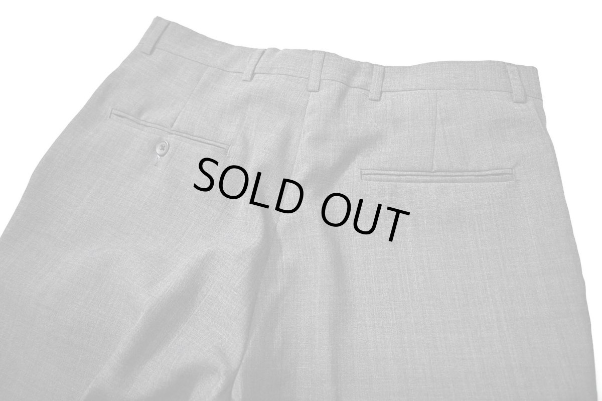 画像4: Used Haggar Pleated Polyester/Wool Slacks made in USA (4)