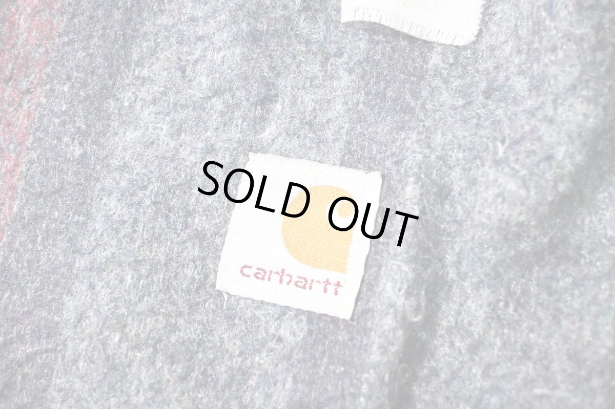 画像7: 80s Used Carhartt Blanket Lined Trucker Jacket made in USA (7)